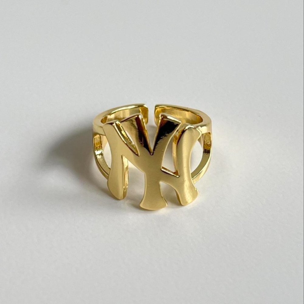 Vintage Y2K New York Yankees gold ring - Picture 4 of 7